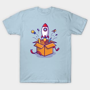 Rocket Launch From Box T-Shirt